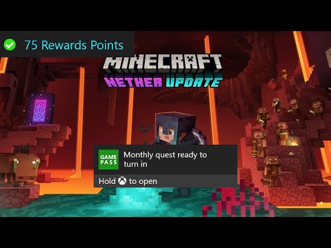 Minecraft Nether Update Monthly Xbox Game Pass Quest Guide - Earn 2 Achievements