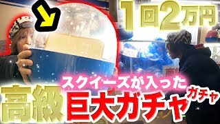 1回２万円!!超巨大ガチャガチャの特大スクイーズが出るまで企画ジャパンアミューズメントエキスポ