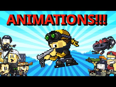 Dan The Man - All Enemies Animations