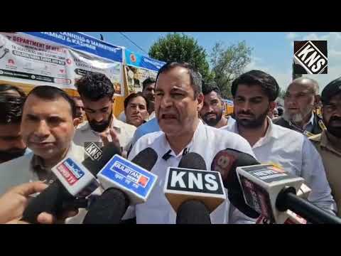 “I recently got a chance to participate in the ICRC conference, where I also spoke. Union Agriculture Minister Shivraj Chauhan assured me that the revised insurance policy will definitely be implemented in the coming days, We have already provided our share in the budget, and once we get the go-ahead, the weather-based crop insurance scheme will be implemented in Jammu and Kashmir.”: Agriculture Minister JavedDar