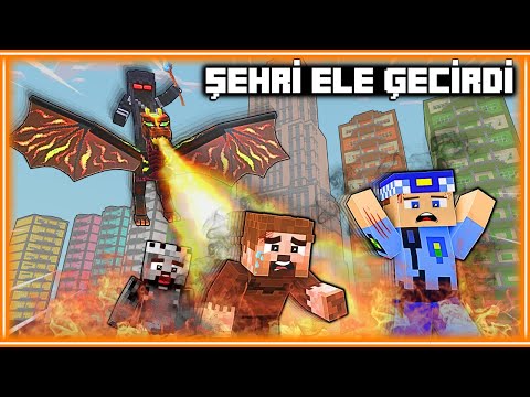 KÖTÜ BÜYÜCÜ ŞEHRİ ELE GEÇİRDİ! 😱 - Minecraft