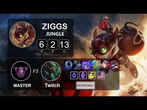 Bot Ziggs vs Twitch - LOL NA Master Season 11 Patch 11.19