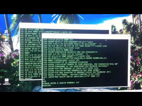 Altair 8800 Timesharing BASIC Demonstration
