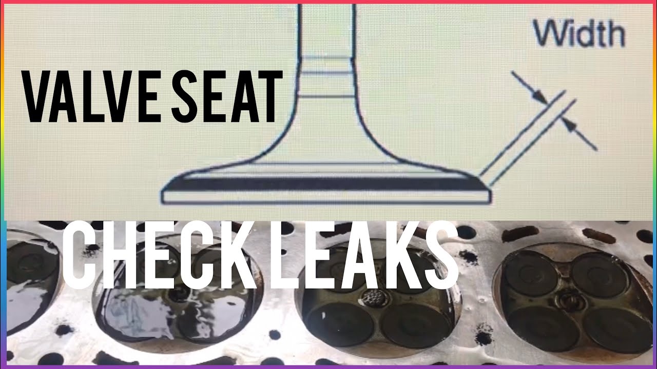 How do you check a valve seat angle? More REF
