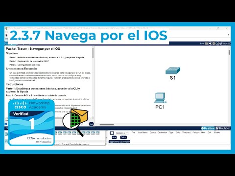 2.3.7 Packet Tracer 🔍📨 - Navega por el IOS (CCNA Curso 1)