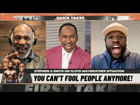 Mike Tyson HUMILIATES Floyd Mayweather & CALLS Him “FRAUD & BROKE” At Live Interview