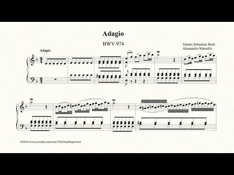 Bach, Adagio, BWV 974