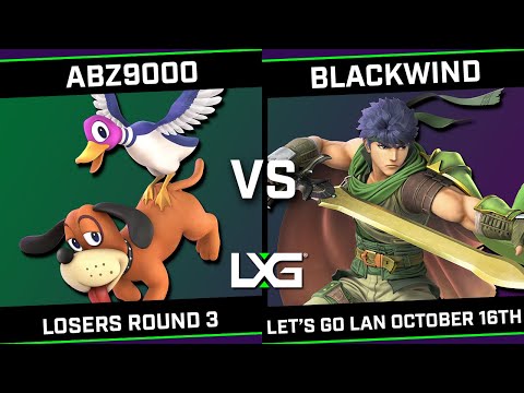 ABZ9000 (Duck Hunt) vs Blackwind (Ike/Kazuya) - LXG Let's Go LAN October 16th