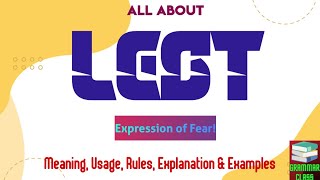 Download lagu 'Lest' Definition, Meaning  & Uses | Conjunction | Subjunctive Mood | Grammar mp3