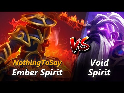 NothingToSay mid Ember Spirit vs Void Spirit | First 10 minutes
