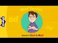 Word Family Ad Word Families 4 Dad Is Mad Phonics Little Fox Animated Stories For Kids