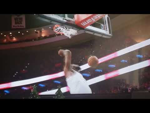 Joel EmBiid gets pegged by Eric Bledsoe Bucks vs 76ers