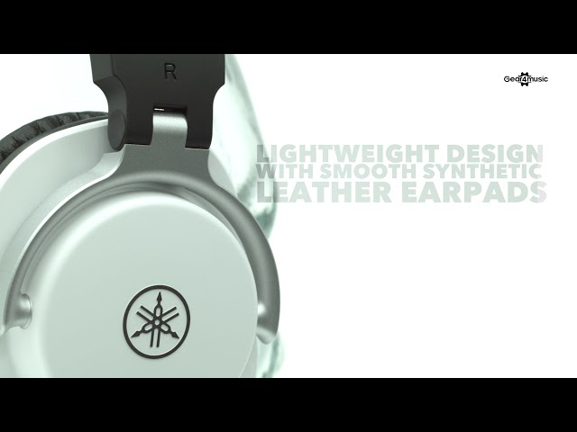Vídeo relacionado con Yamaha HPH-MT5 Auriculares de estudio - Auriculares de monitorización plegables con cable de 3 m y adaptador para jack estéreo estándar de 6,3 mm, negro