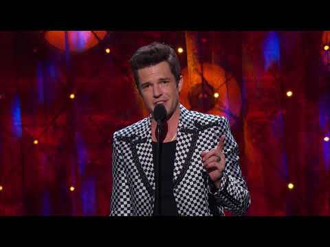 The Killers Brandon Flowers Inducts The Cars into The Rock & Roll Hall of Fame