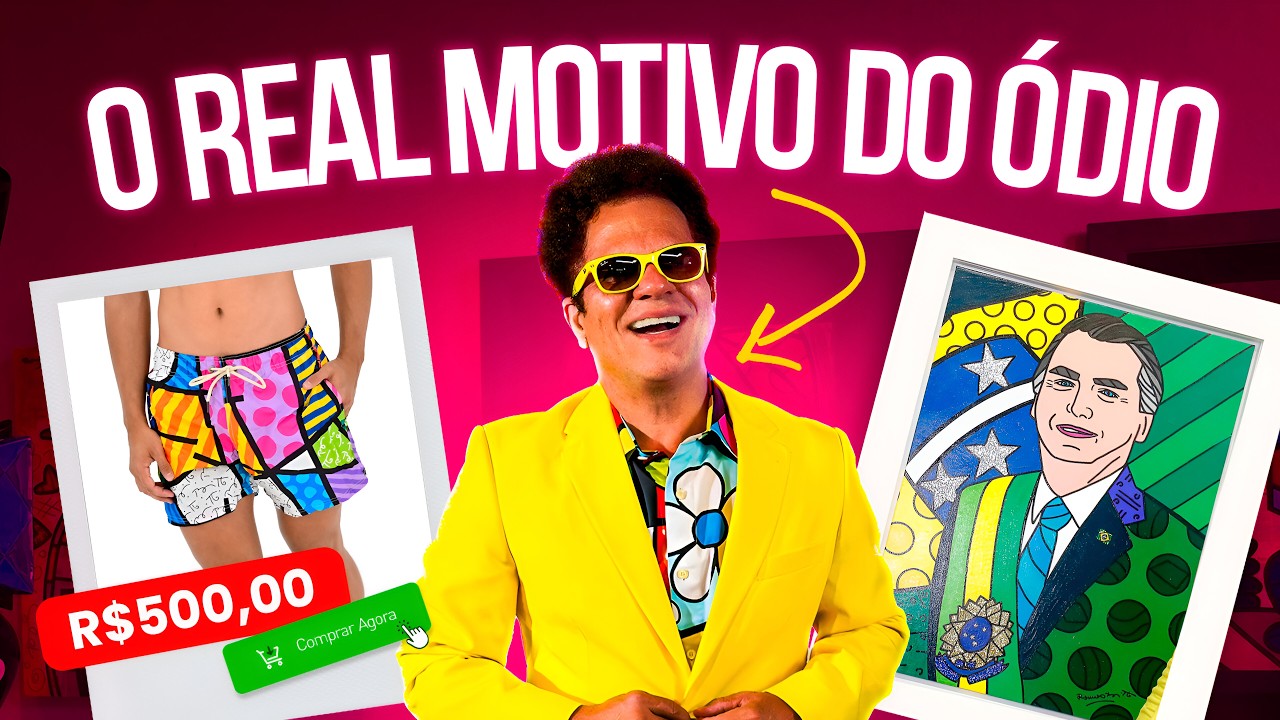 O artista mais ODIADO do Brasil, na verdade é um gênio? (Romero Britto)