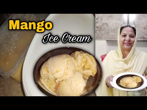 Now  Make Mango Ice Cream At Home By Apa Khadija Ka Kitchen