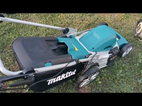 MAKITA elektrinė vejapjovė ELM4620 1800W 46cm, plieninis korpusas video