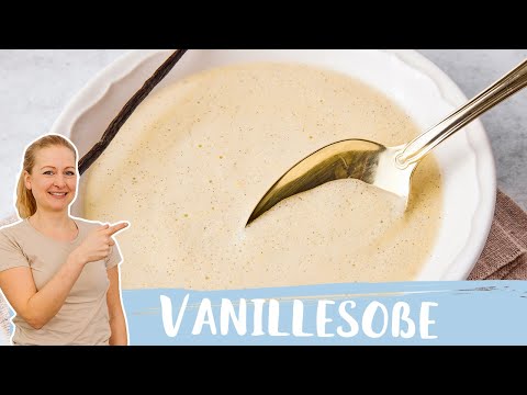 Vanillesoße🍨✨| Schnelle Vanillesoße selber machen | Einfach Backen