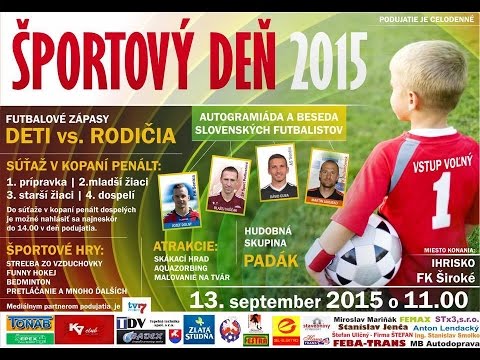 Športový deň Široké 2015