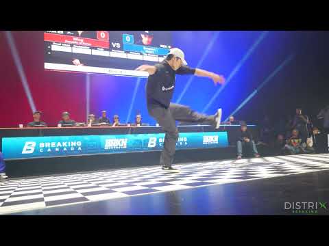 Wing vs Bowzee // 1v1 bboys // WDSF Breaking for gold Montreal // Top 16