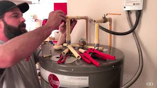 Herrell Plumbing- Rheem: Water Heater Installation