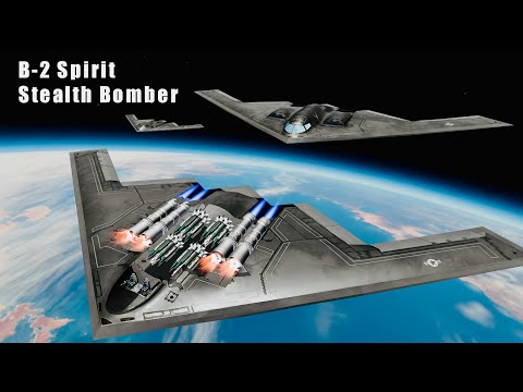 B-2 Spirit Stealth Bomber: The Ghost in the Sky | How It Works? @Learnfromthebase