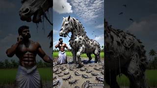 Download lagu The white horse covered in millions of scorpion's 😭 the farmer was frightened ,#ai #horse #farmer mp3