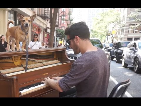 G minor Piano Improvisation on a Street Piano in NYC by Dotan Negrin