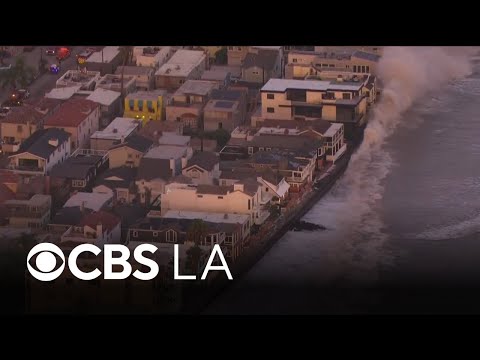 Long Beach issues evacuation orders as powerful waves erode LA County coastline