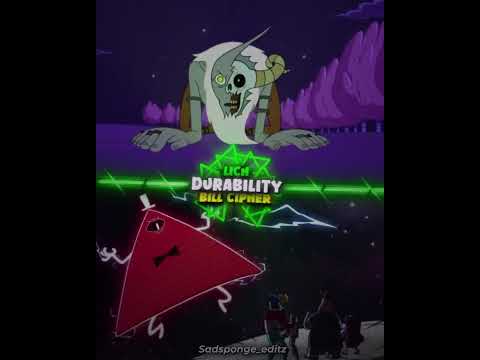 The lich vs bill cipher | #edit #gravityfalls #billcipher #adventuretime #thelich #fyp