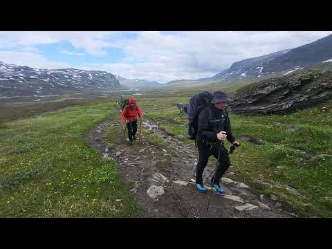 Švédsko 2022 Kungsleden trail Sweden (Týden v pustině s přáteli)