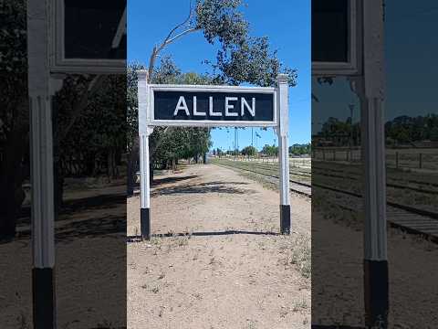 🟢🇦🇷 ESTACION DE FERROCARRILES DE ALLEN, RÍO NEGRO, ARGENTINA ‼️ #allen #argentina  #train
