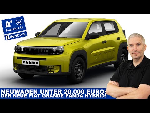 New cars under 20,000 euros: Fiat Grande Panda Hybrid - This is what you get for your money | Check