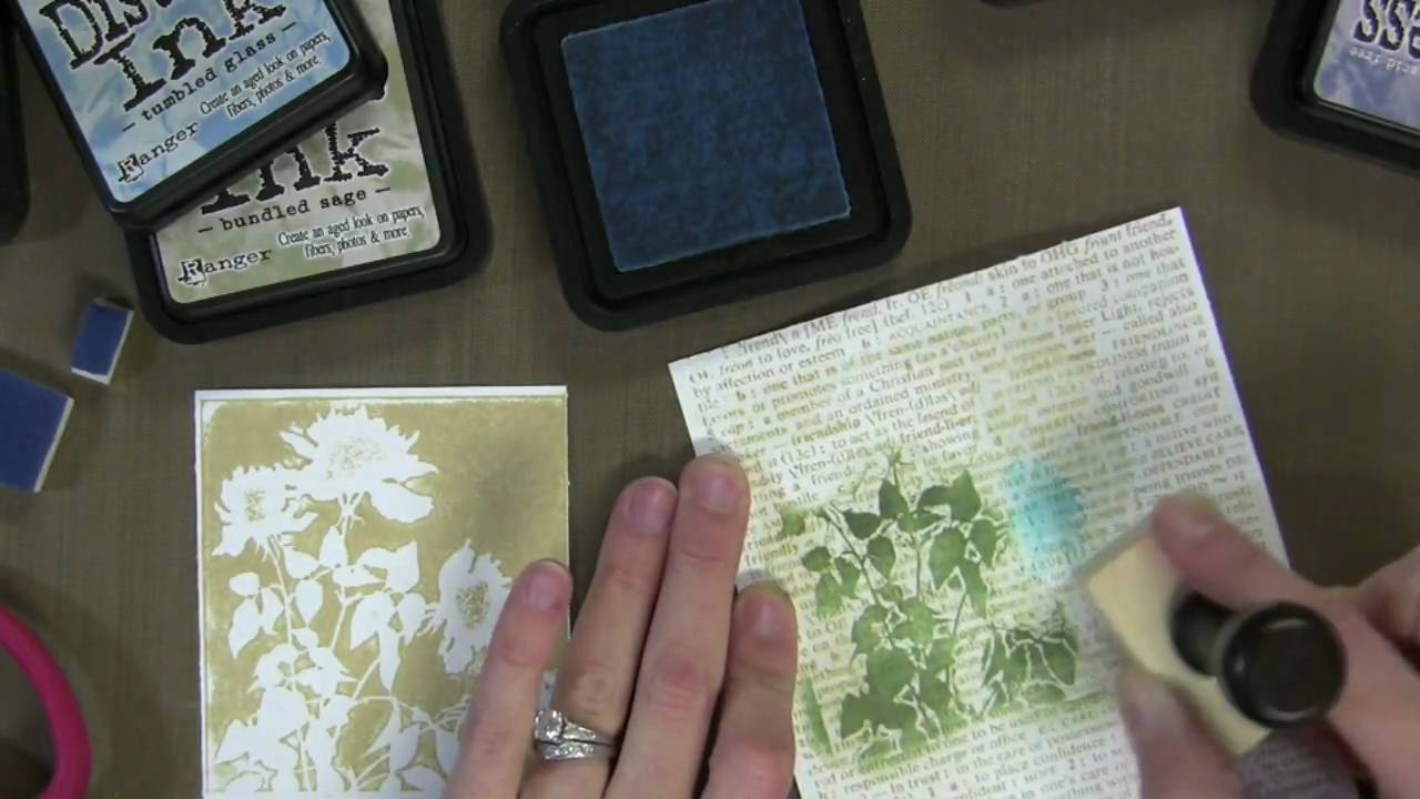 Embossed Layered Resist