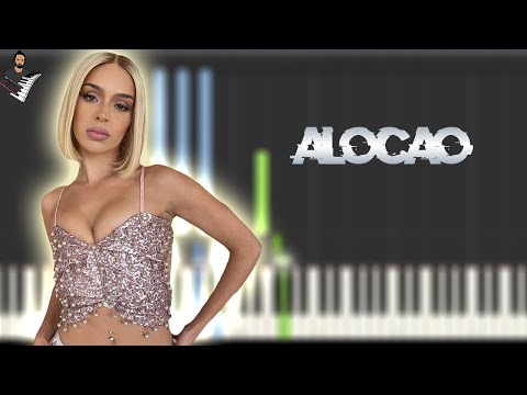 Omar Montes, Bad Gyal - Alocao | Instrumental Piano Tutorial / Partitura / Karaoke / MIDI