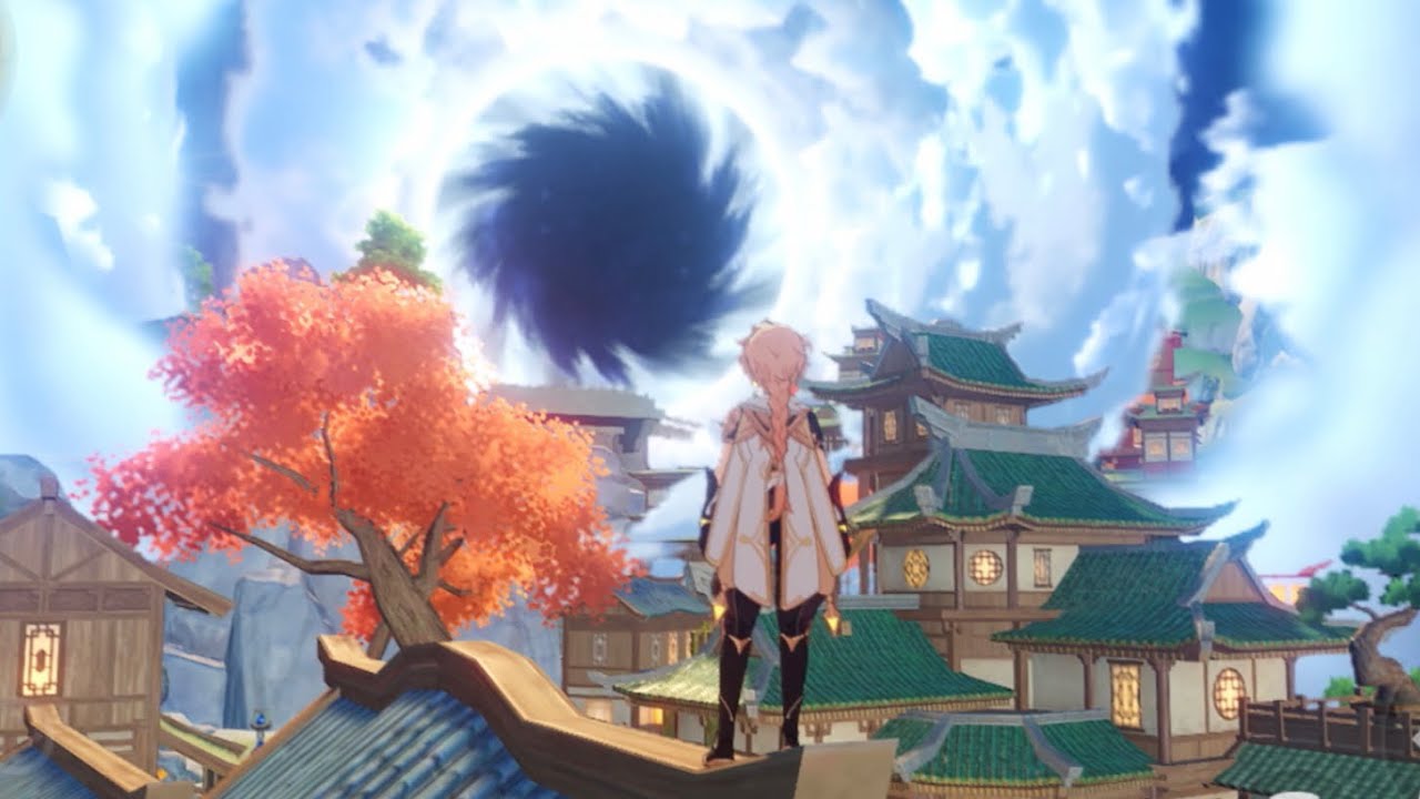 フィールド上に祈願画面出してみた【原神】