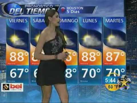 Pronóstico del Tiempo Telediario Houston-Erika Edma 17mayo2012
