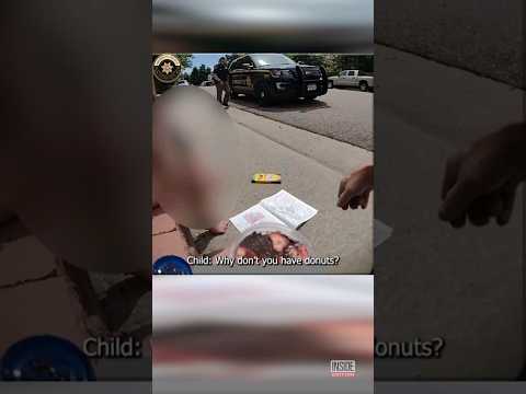 Child Asks Deputy Why He Doesn’t Have Doughnuts #shorts
