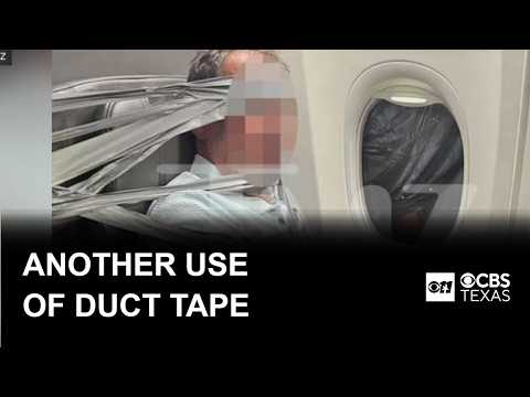 Passengers use duct tape to restrain man on American flight from DFW