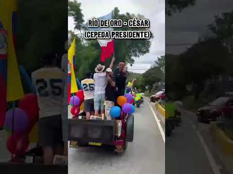 cepeda presidente  gracias  rio de oro