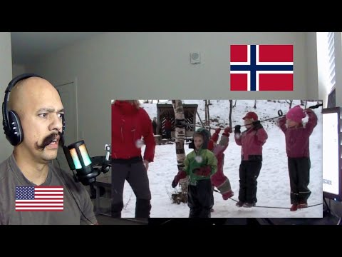 American reacts to Norwegian kindergarten Reaction