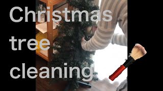 【大掃除】クリスマスツリーのお手入れと収納！意外なもので綺麗に！