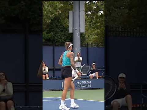 INSANE match point save! 😍