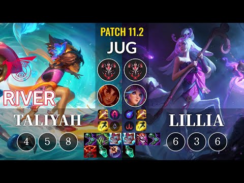 TLN River Taliyah vs Lillia Jungle - KR Patch 11.2