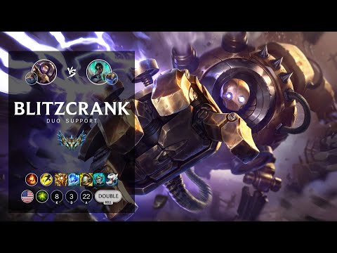 Blitzcrank Support vs Karma - NA Challenger Patch 12.8