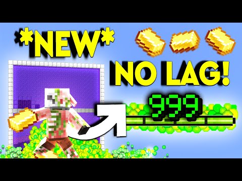 *NEW* GOLD XP Farm in Minecraft Bedrock, MCPE, Consoles 1.21!