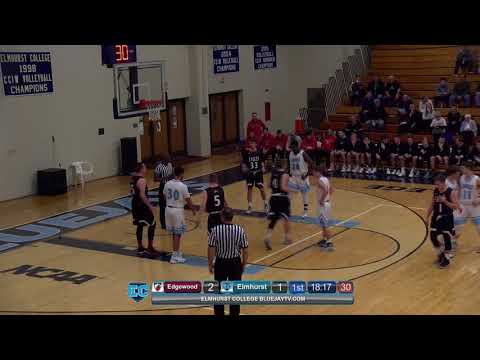 2018-01-03 Elmhurst College Men's Basketball Vs Edgewood College