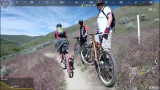 Trail ride from Stack Rock Trail to Chukar Butte Trail via North Fork Daniels Creek drainage on Sweet Sweet Connie Trail. This video only shows 2/3 of the trail but it continues up to Bogus Basin Road.