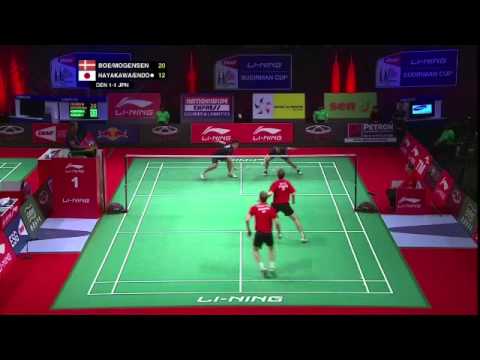 Japan beat Denmark 3-2 at the Sudirman Cup