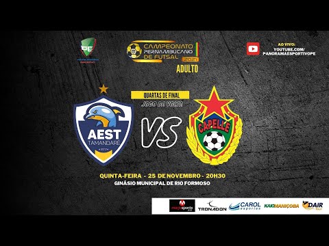 CAMPEONATO PERNAMBUCANO DE FUTSAL ADULTO -  QUARTAS DE FINAL  -  JOGO DA VOLTA - TAMANDARÉ x CAPELLE